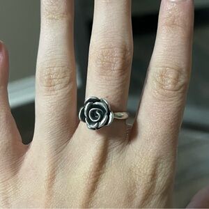 James Avery Retired Rose Ring size 7